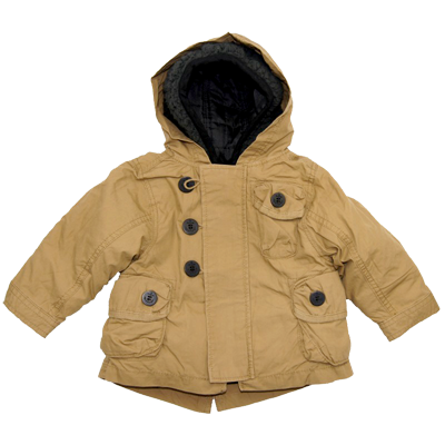 Boy's 4 In 1 Cozy Sherpa Hooded Microfiber Parka